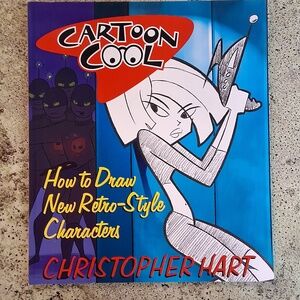 Cartoon Cool How-to-Draw Retro Style Characters By Christopher Hart Art Drawing